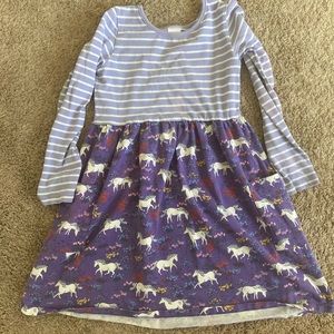 Two patterned Hanna Andersson dress